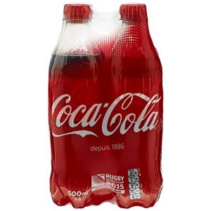 Coca-Cola Classique Pack de 4 Bouteilles de 50 cl (culture et vous95, neuf)