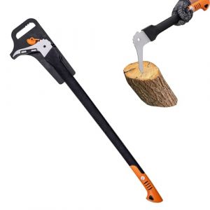 TOPWAY Sapie &agrave; Long Manche 720 mm, Acier au Carbone, Manche Ergonomique en TPR, Outil Forestier Hookaroon pour Tirer, Soulever et D&eacute;placer des Morceaux de Bois, Gaine de Protection Incluse 331235 (AIMTools Ltd, neuf)