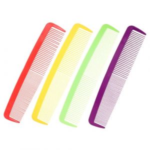 CLISPEED 4 Pi&egrave;ces Peigne G&eacute;ant Comique Plastique pour D&eacute;guisement Accessoire Photo Prop Dent Large pour F&ecirc;te Farce et Coiffure Humoristique (Yeahzl, neuf)