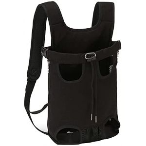 IFIKK Sac à Dos Chien Chat Sac de Transport de Voyage Sac à Dos de Transporteur Pliable Double épaule Sac Kangourou Chien Ventral Poitrine Respirant et Pliable pour Petit Chien Chiot Chat (longyinhuxiao, neuf)