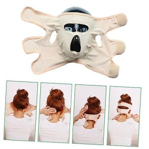 Mikikit Masque Minceur Visage Complet Taille m &Eacute;lastique Affinant Visage Et Cou Lifting Pour Soins Quotidiens (Famidago, neuf)