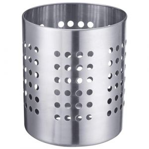 Westmark Egouttoir à Couverts/Porte-Ustensiles, Rond, Diamètre: 12 cm, Hauteur: 13,5 cm, Acier Inoxydable, Argent, 69022211 (Westmark Shop, neuf)