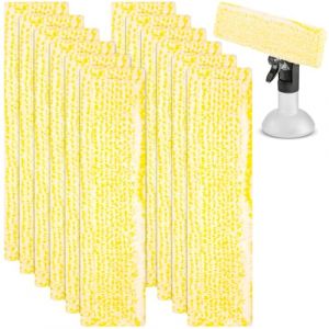 FERRGIA 12 Pièces Bonnettes Microfibre Accessoire,Lave Vitre pour Karcher WV2 WV5 WV6 Plus Premium,Microfibre Lavables Tampons Rechange,Nettoyeur Vitre Aspirateur de Fenêtre Accessoires (FERRERI GIULIA, neuf)