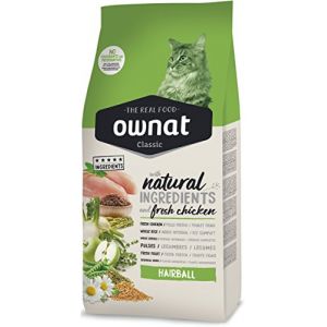 Ownat Classic Hairball (1,5 kg) Croquette Pour Chat Anti Boule De Poils (complementosparaaves, neuf)