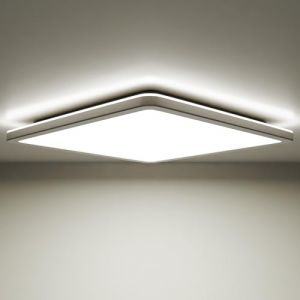 Epochglo Plafonnier Led, Luminaire Intérieur Plafonnier, Lampe Plafond, éClairage Panneau de Plafond pour Salle de Bain/Couloir/Cuisine/WC/Garage, IP54 étanche, 15W, 1800LM, 4000K, 22CM, Blanc (DANIEL HAWKES TWO LIMITED, neuf)