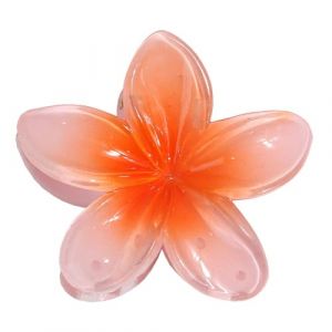 Barrette Fleur Hawaïenne, Accessoires pour Cheveux d'Inspiration Hawaïenne pour Femmes et Jeunes Filles, Accessoires de Coiffure à Forte Tenue pour Dames et Filles (XGZ-EU, neuf)
