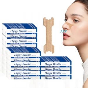 100 Pi&egrave;ces Patchs Nasaux Kit, Anti Ronflement Bandelettes Nasales, Bandes Nasales, Patch Nez Rhume, Allergies, Sport vous Aide &agrave; Mieux Respirer Convient aux Peaux Sensibles (OasesW, neuf)