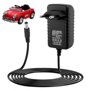 6V Chargeur Voiture &Eacute;lectrique Enfant, 6V 1A Chargeur de Batterie pour Enfants SUV ATV Moto Quad Electrique Jouets de Voitures &agrave; Enfourcher Electric Ride-Ons Accessoires Connecteur 5,5 x 2,5 mm (CanJiaLiMao, neuf)