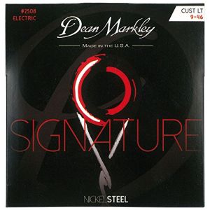 Dean Markley® »3 PACK - 2508-CL - SIGNATURE SERIES NICKELSTEEL ELECTRIC STRINGS« Cordes pour guitare életrique - Custom Light 009/046 (Coloretta, neuf)