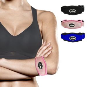 Coudiere Tendinite Con&ccedil;ue par des M&eacute;decins, Soulage la Douleur Tendinite Coude, Tennis Elbow, Coudiere Epicondylite Gauche & Droite pour Protection du Nerf Cubital, Hommes et Femmes, [&Agrave; l&rsquo;Unit&eacute;, Rose] (Better Living EU, neuf)