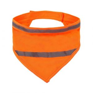 Bandana pour Chien, Bavoir Réfléchissant pour Chien Écharpe Réglable pour Animal Compagnie pour Camping Chasse Voyages (Voda FR, neuf)