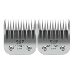 Lame de changement de fente de chien,Compatible avec les s&eacute;ries Moser 45-50/Heiniger/Andis/Oster A5/Wahl 10KM Series tondeuse pour chien,taille 3F 1/2" (13 mm) Longueur de coupe,2 unit&eacute; (Dodaer, neuf)