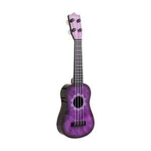 Generic Ukul&eacute;l&eacute; de jouet, instrument de musique l&eacute;ger de d&eacute;veloppement, guitare &agrave; quatre cordes, petite guitare pour enfants de 3 ans en avant, cadeau violet (NimbusTrade, neuf)