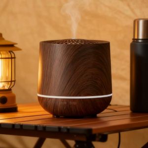 Diffuseur D'huiles Essentielles,300ML Diffuseur Huiles Essentielles,Humidificateur D'Aromath&eacute;rapie,Diffuseur D'Huile Essentielle Pour L'essentiel,Maison,Bureau,Yoga,Voiture,Cadeau Pour Femme (DING VICTORY LIMITED, neuf)