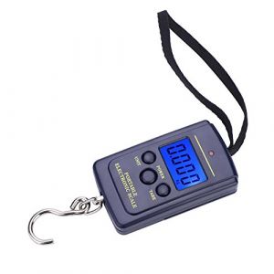 Échelle de suspension numérique Weiheng WH-A01L Échelle de suspension numérique électrique en plastique portable avec crochet Outil de Peson Peche Carpe Peson Electronique Pêche Pezon Électronique (Cairhuir, neuf)