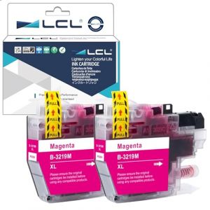 LCL LC3219XL Magenta Cartouche d'encre Compatible pour Brother LC3219 LC-3219XL LC3219XLM Remplacement pour Brother MFC-J5330DW MFC-J5330DW MFC-J5830DW MFC-J6530DW MFC-J6535DW MFC-J6930DW (2-Pack) (Great Office, neuf)