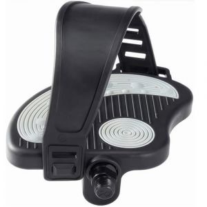 COZYROOMY Pédales de vélo d'appartement avec Sangles pour vélo de Spinning et vélo d'intérieur Stationnaire,1/2 inch axe (MIDOKL, neuf)