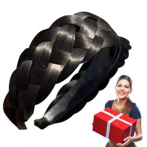 Serre-t&ecirc;te tress&eacute; : grands bandeaux pour femmes, bandeau r&eacute;glable | Cheveux &eacute;lastiques pour femmes matures | Mariage de mariage Oktoberfest (wekasd, neuf)