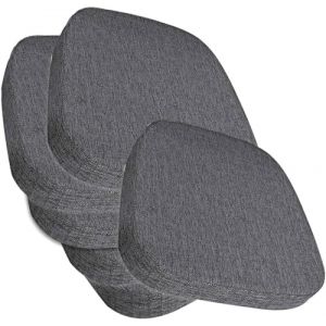 Lot de 2/4/6 Galette de Chaise de Salle &agrave; Manger avec Attaches &ndash; Coussin de Chaise de Cuisine D&eacute;houssables et Lavables, Antid&eacute;rapants, Coussin de Si&egrave;ge pour Interieu/Bureau(#1,6pcs 43x42x3cm) (POSTTER SHOP, neuf)