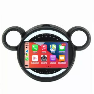 Radio GPS Navigation Lecteur Carplay/Android Autoradio 9 pouces HD &Eacute;cran tactile Remplacement pour BMW Mini R56 Cooper D Cooper SD (Fiorigo, neuf)