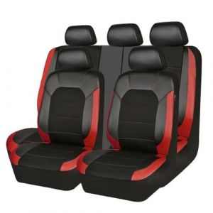 JPDEDIAN Housse de Siege Voiture Universelle pour Renaul Clio 2 Campus 2003-2012 Housse Siege Voiture Universel Ensembles de Housses de Si&egrave;ge Couvre Siege Voiture, Red (JIPINGSHANGDAIN, neuf)