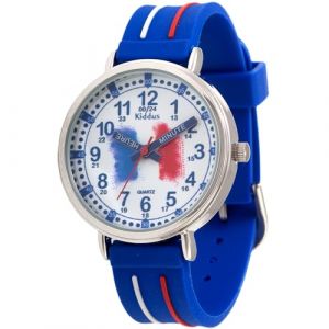 Kiddus Montre Enfant Garçon, à partir de 5 Ans, 3ATM et 5ATM, Montre Éducative Analogique pour Enfants, Cadeau Junior Apprentissage (Kiddus, neuf)