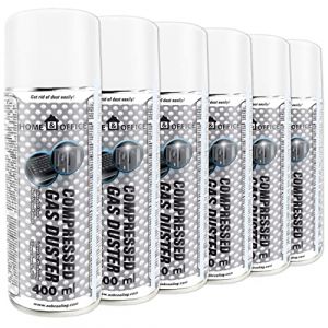 AABCOOLING Bombe d'Air 6x400 ml Dépoussiérant en Spray Home&Office Bombe a Air Comprimé Gas Duster 400ml K4, Aspirateurs pour ordinateurs, Bouteille, Sans Odeur Nettoyage PC (AAB Seller FR, neuf)