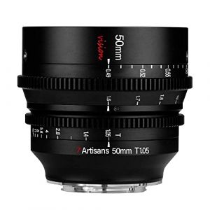 7artisans Objectif Cine 50 mm T1.05 Grande Ouverture Manuelle pour Canon RF (7-artisans Official Store, neuf)