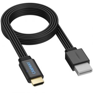 CAMWAY Adaptateur HDMI Wii,convertisseur Wii vers HDMI 1080P/720P avec c&acirc;ble adaptateur150 cm,Plug and Play,c&acirc;ble Wii vers HDMI Tous Les Modes d&rsquo;Affichage Wii pour Wii/Wii U/HDTV/Monitor (Noir) (CAMWAYFR, neuf)