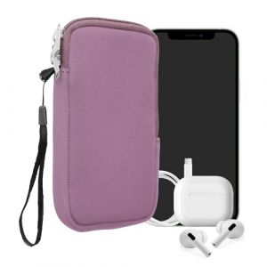 kwmobile Housse Universelle Smartphone - Pochette de Protection 17,7 x 8,5 cm pour t&eacute;l&eacute;phone Portable XXL - 7" en n&eacute;opr&egrave;ne Lavande (SX-Commerce, neuf)