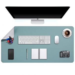 DOBAOJIA Sous-Main Bureau, Tapis de Bureau, Tapis de Clavier et Souris, Tapis de Portable, Pad Écriture, Mouse Pad XXXXL, pour Bureau/Maison/Gaming, Double Face en Cuir PU 100 x 50cm (DOBAOJIA, neuf)