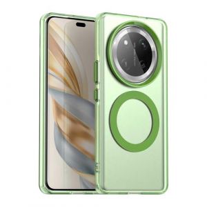 YUECXIN Magn&eacute;tique Coque pour Honor Magic 7 Lite 5G/Magic7 Lite/X9c Compatible avec Magsafe, Tr&egrave;s Mince Translucide Mate Dur PC Dos &Eacute;tui, Souple TPU Bumper Antichoc Silicone Housse. Vert (YUECXIN, neuf)