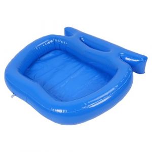 Fdit Bassin de Bain de Pieds Gonflable D'entr&eacute;e de Piscine, Fond Antid&eacute;rapant, Grande capacit&eacute; pour le Lavage des Pieds au Bord de la Piscine, Mat&eacute;riau PVC (Xiayixue, neuf)