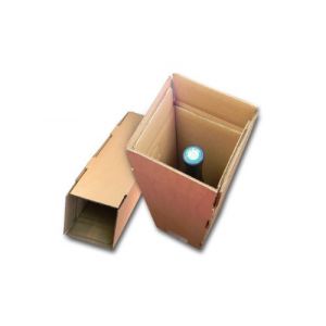 Lot de 5 cartons sp&eacute;ciaux pour exp&eacute;dier 1 bouteille (enveloppebulle, neuf)
