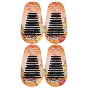 SDARMING No Tie Lacets de Chaussure pour Enfants et Adultes, Lacets Élastiques Sans Nœud en Silicone pour Chaussures de Sport, Lacets Sans Laçage Élastique Impérmeable, Noir et Noir, taille unique (SDARMING, neuf)
