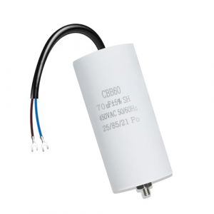 Iruihoo CBB60 450V 70uf Condensateur de d&eacute;marrage, 50/60HZ Capacitor, Condensateur antiparasite microfarad Condensateur de d&eacute;marrage moteur avec fil (Iruihoo Life, neuf)