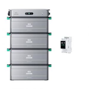 Zendure SolarFlow 2400 AC, Gestion de Puissance Coupl&eacute; IA AC Syst&egrave;me, Gestion du Stockage d'&Eacute;nergie Domestique, Entr&eacute;e AC et Sortie 2400W, 17,28kwh Capacit&eacute; Extenable, TOU, 4*AB3000X Batterie, 3CT (Zendure_Europe, neuf)