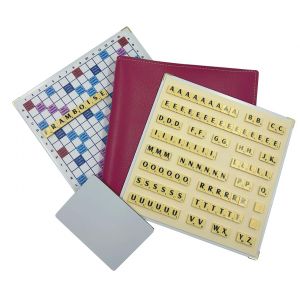 LA BOUTIQUE DU SCRABBLEUR Jeu de Scrabble de Voyage magnétique Pochette Standard Officiel de la fédération française de Scrabble Duplicate Made in France idéal pour Les scrabbleurs de la Famille (La boutique du Scrabbleur, neuf)