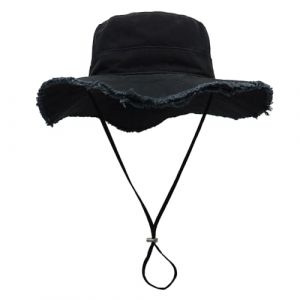 SJTJSPX Chapeau de Soleil Femme Homme Chapeau Anti UV UPF 50+ Été Chapeau de Seau Pliable Chapeau de Pêcheur à Large Bord Casquette Visière Capeline Plage Chapeau Jungle Jardin Safari Voyage (QIQIXINXINZI, neuf)