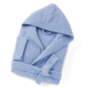 HOME ZEN HOUSEHOLD LINEN Robe Unisexe ARTICOLO Sophie en &Eacute;ponge de Coton, 400g/m&sup2;, avec Capuche et Poches, Tailles S-3XL, 8 Couleurs, cobalt., L (EUROSTYLE, neuf)