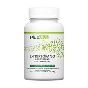 Plusvive - Lot de 240 capsules de L-tryptophane, 100 % vegan, 500 mg (ABH Nutrition UG (haftungsbeschränkt), neuf)