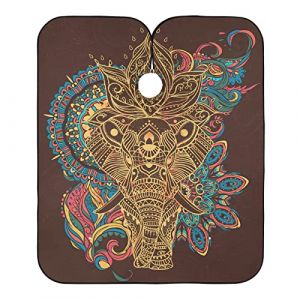 Cape De Salon De Coiffure Bel Éléphant, Tablier De Barbier Professionnel Tablier De Coiffure Portable Tablier Pour Coupe De Cheveux Coiffeurs Coiffure (bozhoushixiangbenshangmaoyouxiangongsi, neuf)