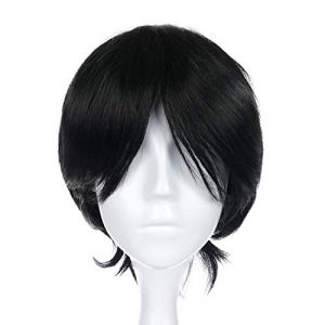 Perruque Cosplay de Monkey D. Luffy pour fans de One Piece | Couleur: noir (QS**, neuf)