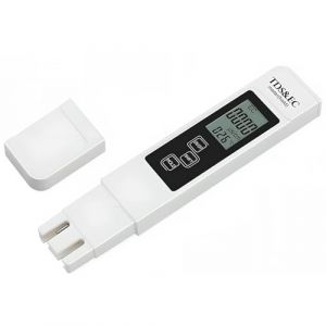 Binnan TDS Testeur 3 en 1, TDS EC Testeur de Qualit&eacute; de l'eau, Digital M&egrave;tre TDS Testeur Num&eacute;rique Mesureur de Temp&eacute;rature, pour Eau Potable, Piscine, Aquariums, Hydroponie (SOKRATOUS-FILIPPOS, neuf)