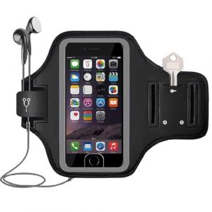 OUDQFCJ Brassard Sport Porte Téléphone Compatible avec iPhone 16/15/14/13/12/11, Samsung Galaxy S24/S23/S22, Huawei P60/P50, Xiaomi, pour Course à Pied, Vélo, Randonnée, avec Extension (7'') (Mapico, neuf)