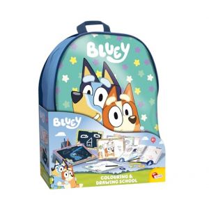 Lisciani - BLUEY - SAC A DOS avec Kit de Coloriages et Dessins pour Enfants d&egrave;s 3 Ans - Kit Loisirs Cr&eacute;atifs avec Livret Coloriages, Stickers, Feutres et Ardoises Effa&ccedil;ables - Fabriqu&eacute; En Italie (Bargainmax Ltd, neuf)