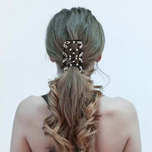 Perles Hair Sembs Magic Stretchy Double peig Clips de cheveux élastiques Accessoires d'épingles à cheveux élastiques, Clips Barrette (Alinglin, neuf)
