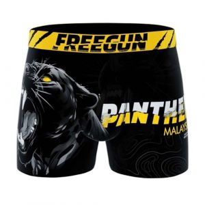 FREEGUN Boxer Homme Microfibre L&eacute;opard Panth&egrave;re (XL, A90) (JL STORE 33, neuf)