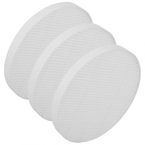 COLLBATH 3 Pi&egrave;ces Filtres de Rechange pour Collecteur de Poussi&egrave;re Ongles Lot de Filtres R&eacute;utilisables Tamis Filtrant Rond Remplacement Rapide pour Aspirateur de Poussi&egrave;re Manucure (JianLui, neuf)