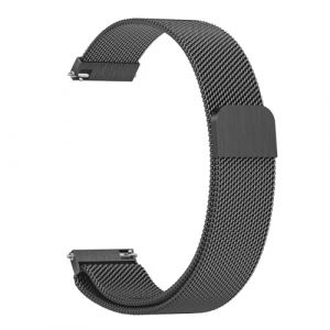 Vancle Bracelet M&eacute;tal pour Montre Homme Femme, D&eacute;gagement Rapide, Bracelet de Remplacement &agrave; Aimant Magn&eacute;tique en Acier Inoxydable en M&eacute;tal pour Montre de 20mm 22mm (Noir, 22mm) (YYEnSiNuo, neuf)